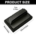 thumbnail image 3 of Clean 6 Inch x 3.5 Inch Scouring Pads 1 Multi Purpose Scrub Pads - Non Abrasive Heavy Duty Black Nylon Scrub Pads For Cleaning For Cleaning Or Scrubbing, 3 of 9