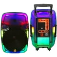thumbnail image 5 of MR DJ PL15FLAME 15" Portable Translucent Bluetooth Speaker + Speaker Stand + 18-LED Slim Par Wash DJ LightMR DJ PL15FLAME 15" Portable Translucent Bluetooth Speaker + Speaker Stand + 18-LED Slim Par, 5 of 12