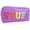 Stuff-purple Multi, variant on Preppy Stuff Bag, Chenille Varsity Letter Makeup Pouch, Nylon Skin Care Zipper Patch Bags Organizer for Women, Travel Make Up Skincare Cosmetic Stocking Stuffers