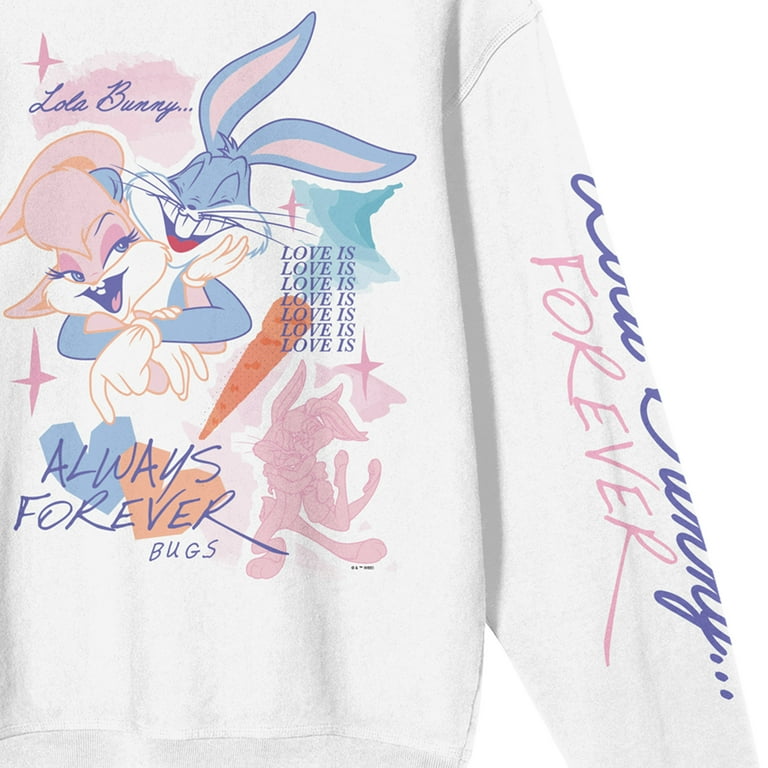 Looney Tunes Lola & Bugs Bunny Always Forever Crew Neck Long