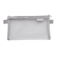 thumbnail image 1 of Bolsa de lona con cremallera Ozmmyan para manualidades, neceser de lona con cremallera, neceser de lona, neceser de viaje multiusos, estuche para lápices y bolígrafos, color gris. Excelentes ofertas, 1 of 3