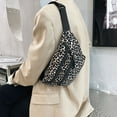 thumbnail image 6 of Fashion Women Flannel Leopard Print Crossbody Bag Casual Waist Packs (02), 6 of 9