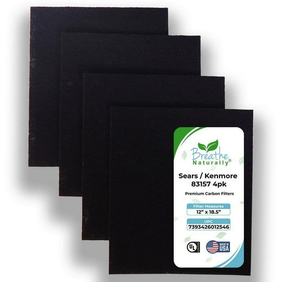 Sears / Kenmore 83157 Replacement Carbon Pre-Filter 4pk - 83157, 83254, 85254