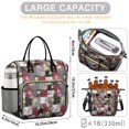 thumbnail image 5 of Pioneer Flower Floral Print Pattern Womens Lunch Box for Work,Insulated Large Lunch Bag,Leakproof Adult Lunch Bag for Work,Beach,Travel,Picnic,Camping, 5 of 6