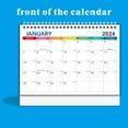 thumbnail image 6 of Esaierr Desk Calendar Simple English Desktop Calendar 365 Day Countdown Standing Calendar 9x7in, 6 of 6