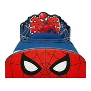 Marvel Spider-Man Upholstered Twin Bed by Delta Children, Red/Blue