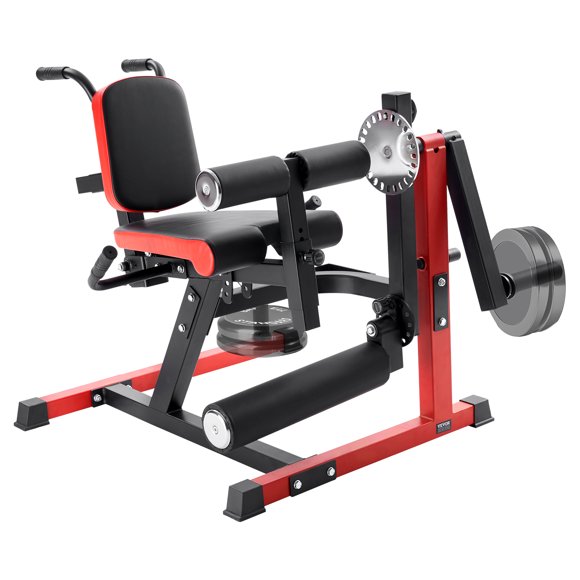 VEVOR Leg Extension and Curl Machine, Seated Leg Rotary Extension for Thigh, Adjustable Lower Body Specialty Exercises Equipment, Heavy Duty Workout Bench for Home Gym, 550 LBS Capacity