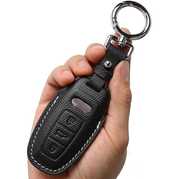 Key Fob Cover Case, Key Accessories Keychain Shell Cover for Audi 2019-2022 A3 A6 A6L A7 E-Tron A8 Q8 Smart Key