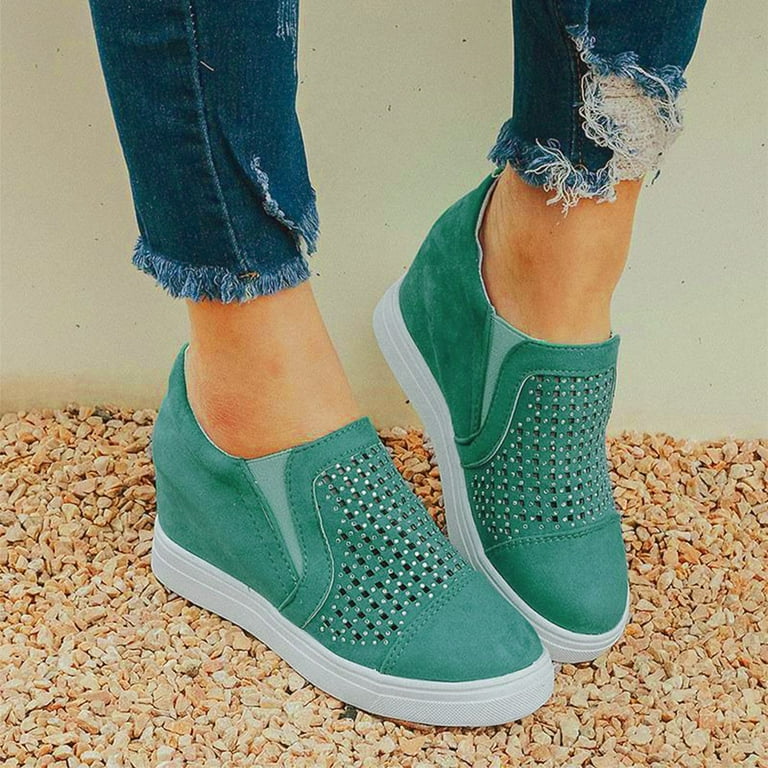 Ladies patterned top ankle boots
