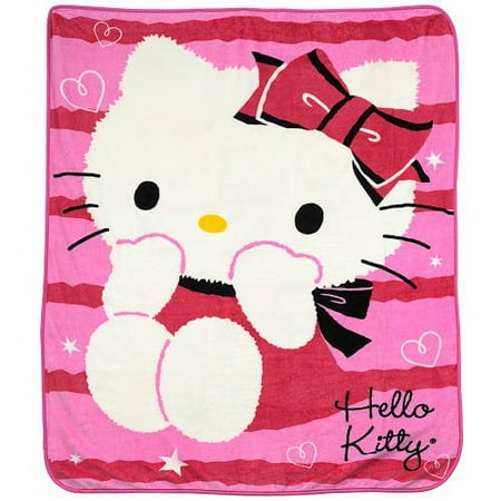 Hello Kitty Micro Throw Blanket - Walmart.com