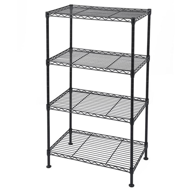 Zimtown 4-Shelf Adjustable Storage Shelves, Wire Shelving Unit for ...