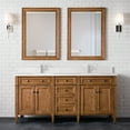 thumbnail image 4 of James Martin Vanities 650-V72-SC-1WZ Brittany 72" Double Basin Poplar Wood Vanity Set -, 4 of 6