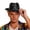 Black, variant on Gold Glitter Cowboy Hat for Halloween Party Stage Performance and Western Theme Events Fedora Mens Hats Summer One Size