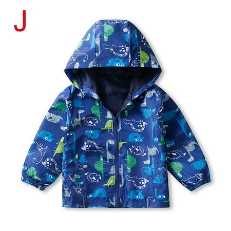 

Juebong Baby Boys Girls Clothes Clearance Toddler Baby Boys Girls Cartoon Pattern Cute Zipper Pocket Windproof Jacket Coat