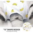 thumbnail image 4 of Traje de recuperación para gatos con heridas abdominales o enfermedades de la piel, para después de una cirugía, para evitar lamidos en las heridas, collar isabelino transpirable, 4 of 7