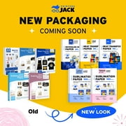 Printers Jack Sublimation Paper A4 125 GSM 100 Sheets 8.3 x 11.7 Compatible with Epson, Ricoh, and Sawgrass Inkjet Printers, 1 Layer
