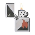 thumbnail image 3 of Zippo Zippo 48623 32 Briquet Design Flamme Chrome Poli, 3 of 4