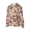 thumbnail image 2 of Fotbe Colorful Seashells Men's Women's UPF 50+ Sun Protection Jacket Hooded Cooling Shirt with Pockets Hiking Outdoor Performance-3X-Large, 2 of 9