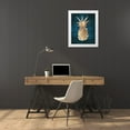 thumbnail image 3 of Watts, Eva 20x24 White Modern Wood Framed Museum Art Print Titled - Golden Night Pineapple, 3 of 4