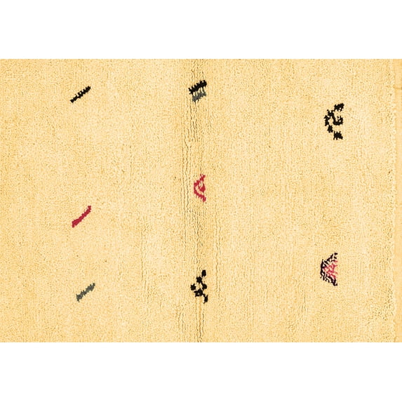 Ahgly Company Indoor Rectangle Solid Brown Modern Area Rugs, 3' x 5'