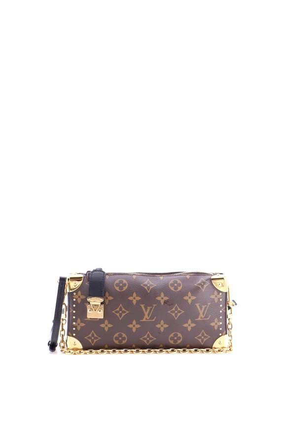 Pre-Owned Slim Soft Trunk Reverse Monogram Canvas By Rebag
