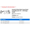 thumbnail image 2 of Housing To Block Water Pump Gasket - Compatible with 1991 - 1996 Dodge Stealth 1992 1993 1994 1995, 2 of 2