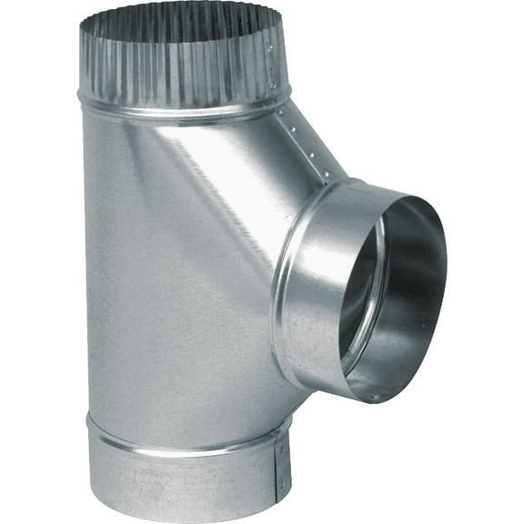 Imperial 5 in. X 5 in. X 5 in. Galvanized Steel Furnace Pipe Tee