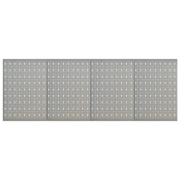 vidaXL Peg Board Metal Pegboard Pegboard Wall Tool Holder for Workbench Steel