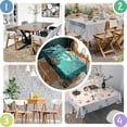 thumbnail image 4 of Rectangle Table Cover Gothic House Castle Pumpkin Halloween Spooky Tablecloth,Modern Oil-Proof Table Cloths for Picnic Party Halloween Fall Thanksgiving Christmas, 4 of 5