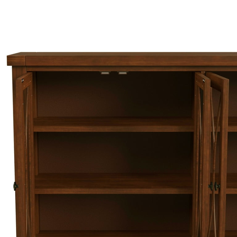 Hillsdale Furniture Bayside Wood 4 Door Console Cabinet Rustic