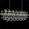 thumbnail image 2 of Michael Amini Gloucester 16-Light Crystal Chandelier - Black, 2 of 2