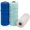 I) Navy Blue, Light Blue, Natural, variant on Set of 3 Macrame Cord 3mm x 164feet, Natural Cotton Colored Rope Yarn, 4 Strand Twisted Twine String for Crafts DIY Wall Hanging Plant Hangers Supplies (3 Color I) Navy Blue, Light 492feet
