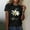 Black, variant on Women's Short Sleeve Shirt Cotton T Shirts TShirts Graphic Summer Oversized Tshirts for Women Cheap My Reorder List