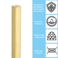 thumbnail image 3 of Uxcell 13/64 x 13/64 x 40" H59 Brass Square Bar, Solid Flat Mill Stock, 3 of 5