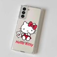 thumbnail image 1 of Bonita funda de teléfono de hello kitty cat para Samsung Galaxy Note 20 Ultra 10 Plus 8 9 S21 S22 Ultra S20 FE S22, silicona suave de lujo Fivean LED, 1 of 2