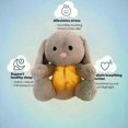 thumbnail image 2 of Breathing Musical Soothing Doll Sleep Toys Anxiety Relief Plush Rabbit Toys, 2 of 4