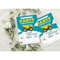 thumbnail image 4 of Darling Souvenir Green Birthday Invitation Card 28 Pcs Fill or Write In Blank Invites Printable Party Supplies 5 x 7 Inches, 4 of 5