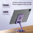 thumbnail image 4 of Xinyolin Mobile Phone Holder 360 Degree Rotation Foldable Anti-slip Great Load Bearing Adjustable Hold Phone Aluminum Alloy Stable Desk Phone Rack Phone Accessory, 4 of 8