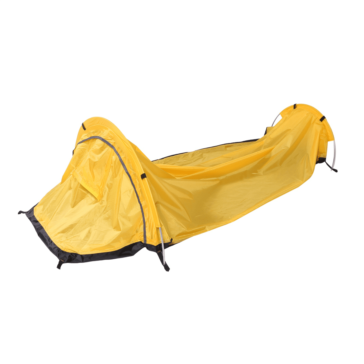 2X Ultralight Bivvy Tent Single Person Backpacking Bivy Tent Waterproof Bivvy Sack for Outdoor Camping Survival Travel,Yellow