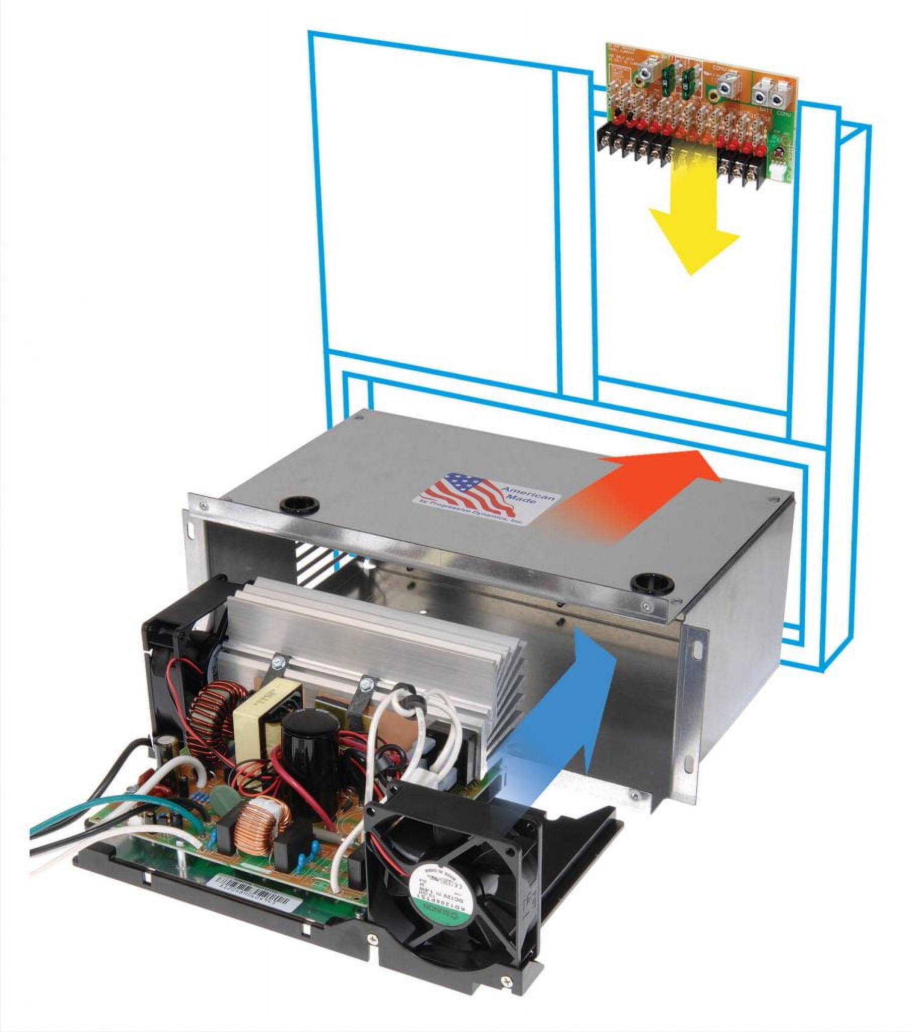 Progressive Dynamics PD4655V Inteli-Power 4600 Series Converter/Charger with Charge Wizard - 55 Amp