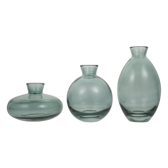WHAMVOX 3 Pcs Glass Vase Set Flower Arrangement Gift for Lovers