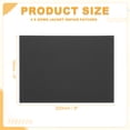 thumbnail image 2 of Uxcell 4 Pcs Waterproof Self-Adhesive Nylon Repair Patch 8 x 6 inch Black, 2 of 7