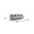 thumbnail image 5 of Modern 68" Light Gray Quilted Sofa, 5 of 5