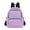 Violet, variant on JIALIOU Mini Backpack Purse for Women Quilted Casual Daypack Small Travel Shoulder Bag, Cute Cat with Skull