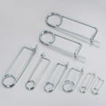 thumbnail image 7 of Uxcell 4-Pack Brooch Shape Cotter Safety Pin, M3.2x80mm Spring Steel Pins Quick Lock Brooch Fastener Heavy Retainer Clips, 7 of 7