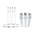 thumbnail image 4 of Miangastore Tasses à Condiments Réutilisables en Acier Inoxydable 2 Pcs 4.32x1.97x1.97 Po, 4 of 8