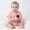 Pink, variant on Newborn Baby Soft Bodysuit Short Sleeve Crewneck Onesie Infant Boys Girls Summer Comfortable Breathable Outfits Coffee 18-24 Months