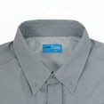 thumbnail image 6 of Tuna Men's Fishing UPF 50+ Sun Protection Anti-Static Waterproof Breathable Quickly Dry Hiking Short Sleeve Shirts Cool Grey 02 XX-Large, 6 of 7
