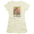 thumbnail image 2 of Army Action Poster S/S Junior Women's T-Shirt Sheer Cream, 2 of 2