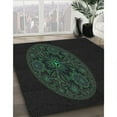 thumbnail image 2 of Ahgly Company Indoor Rectangle Patterned Black Novelty Area Rugs, 3' x 5', 2 of 6